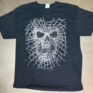 Liquid-blue Men's Black T-shirt